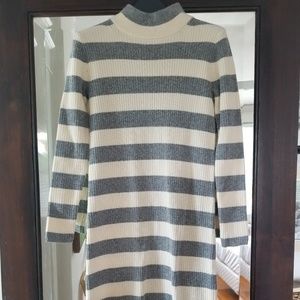 J Crew Striped Sweater Dress